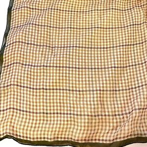 Plaid Patterned Scarf